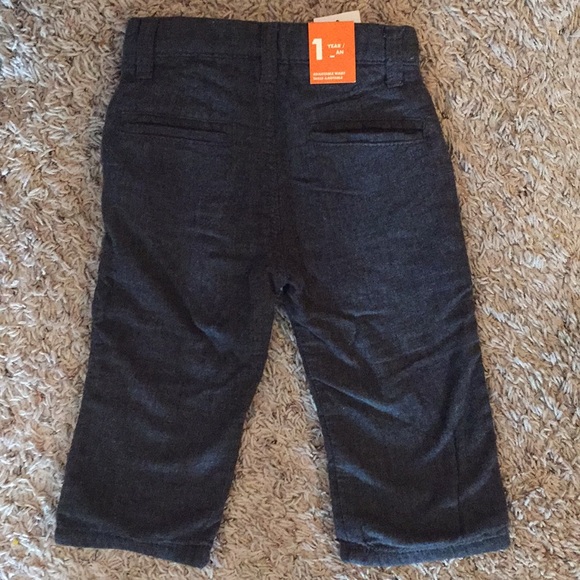 NWT Joe Fresh Toddler Boy 1 Year Gray Pants - Picture 3 of 8